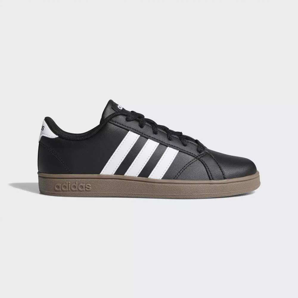 Adidas Baseline Tenis Negros Para Niño (MX-46628)